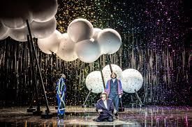 Act 2 set - Clouds outside Valhalla
